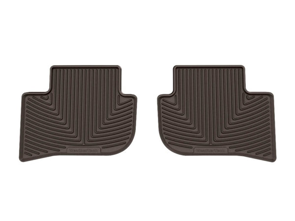 WeatherTech 22-24 Toyota Corolla Cross AWD/FWD Rear All-Weather Floor Mats - Cocoa