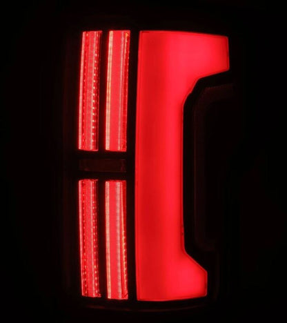 AlphaRex 07-13 Toyota Tundra Nova-Series LED Tail Lights - Black Red